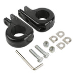 1.25" Foot Peg Mount Kit for Harley Honda Yamaha Kawasaki (All Years)