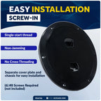 5" Round Inspection Deck Plate for Boat (FO4792)