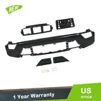 5-Piece Black Front Bumper Components for Ford F150 (2021–2023)