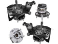 Front and Rear Wheel Hub and Steering Knuckle Kit for Mazda CX-7 (2007–2012) TT966MP