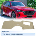 Dash Cover for Mazda CX-60 (2024–2026) with HUD, Polyester, Beige
