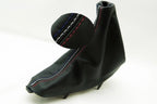 E Brake Boot for Ford Mustang (2010–2014) - Leather Synthetic, Tri Color Stitch