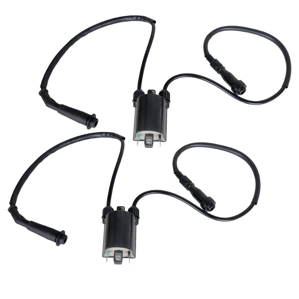 2X Ignition Coil & Spark Plug Cap for Honda Shadow VLX VT600C (1988–2007)