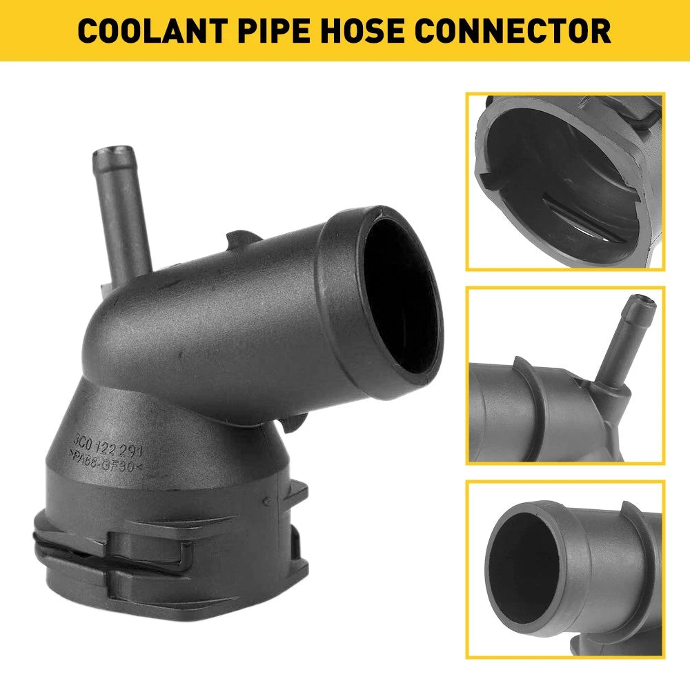 Upper Radiator Coolant Pipe Hose Connector for Volkswagen Jetta/Passat/Tiguan (EV)