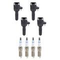 Set of 4 Ignition Coils & Spark Plugs for GMC Canyon Colorado