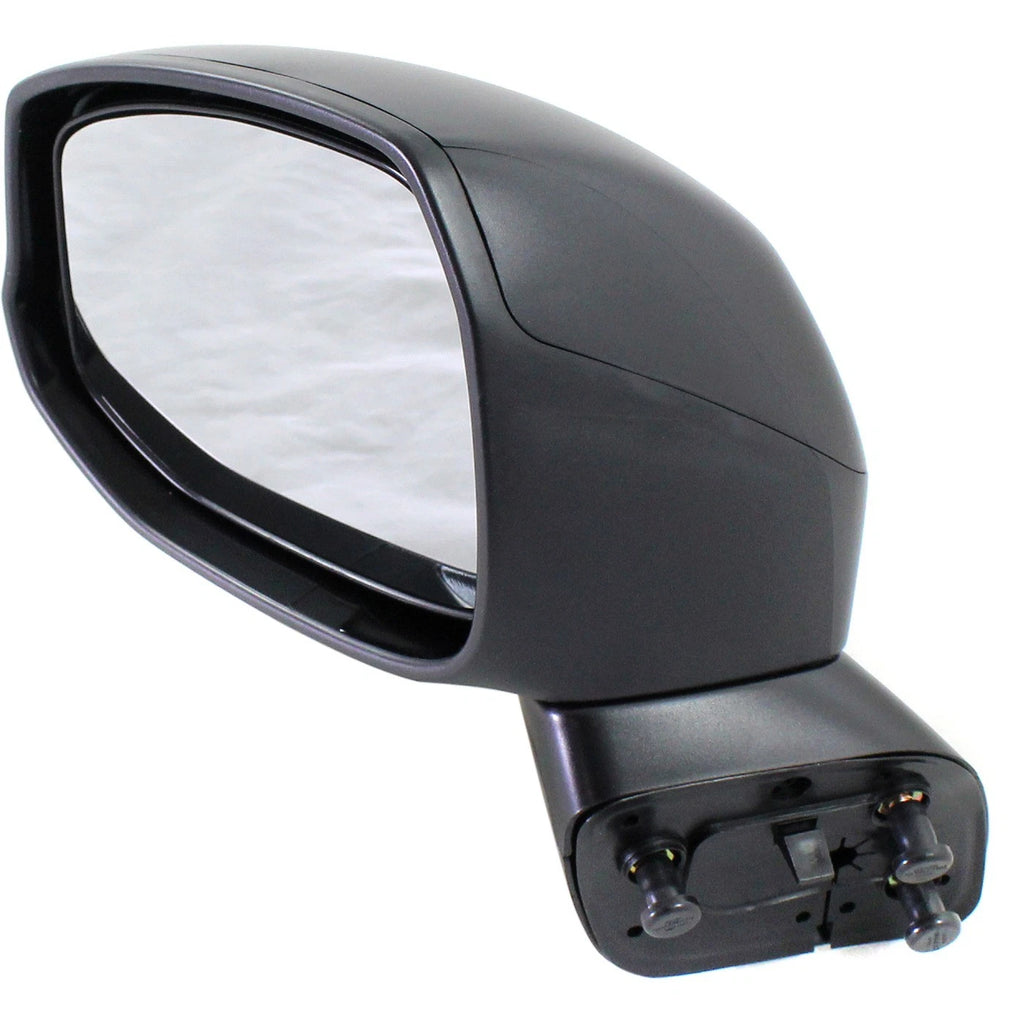 Set of 2 Manual Remote Mirrors for Honda Civic (2012–2013) Black