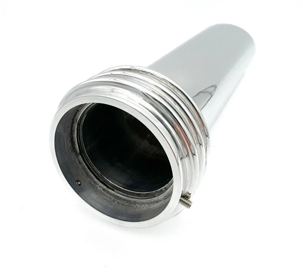 2 Barrel Carburetor Velocity Stack Polished Aluminum for 11 Inch Bug Dome (—)
