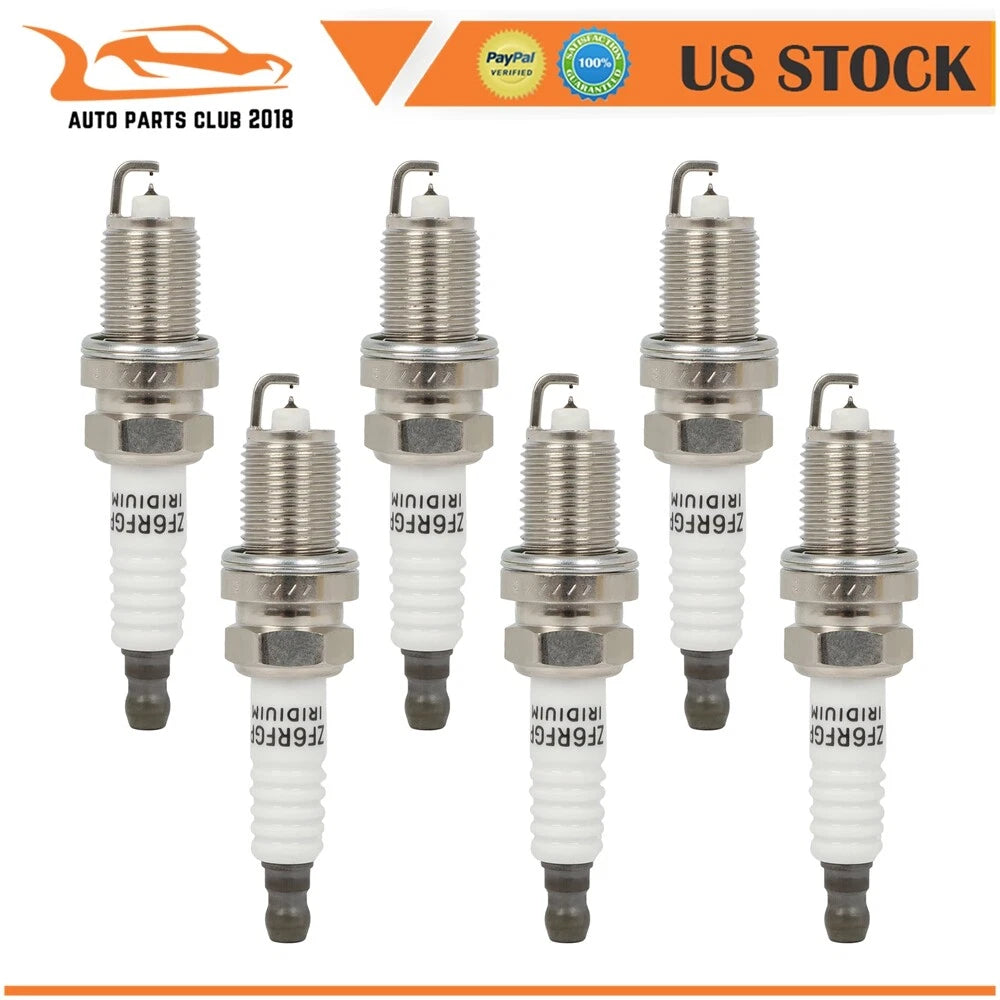 6X Iridium Spark Plugs for Acura CL TL 3.2L V6 (2003) Engine Code J32A1