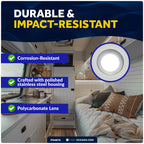 RGBW LED Interior Dome Ceiling Light for Universal Fit (12V) - FO4876