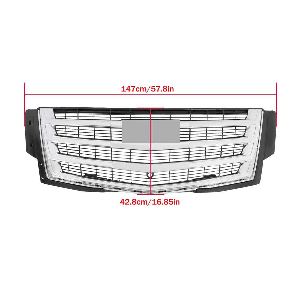 Front Bumper Grille Chrome for Cadillac Escalade (2015–2020) 84051291