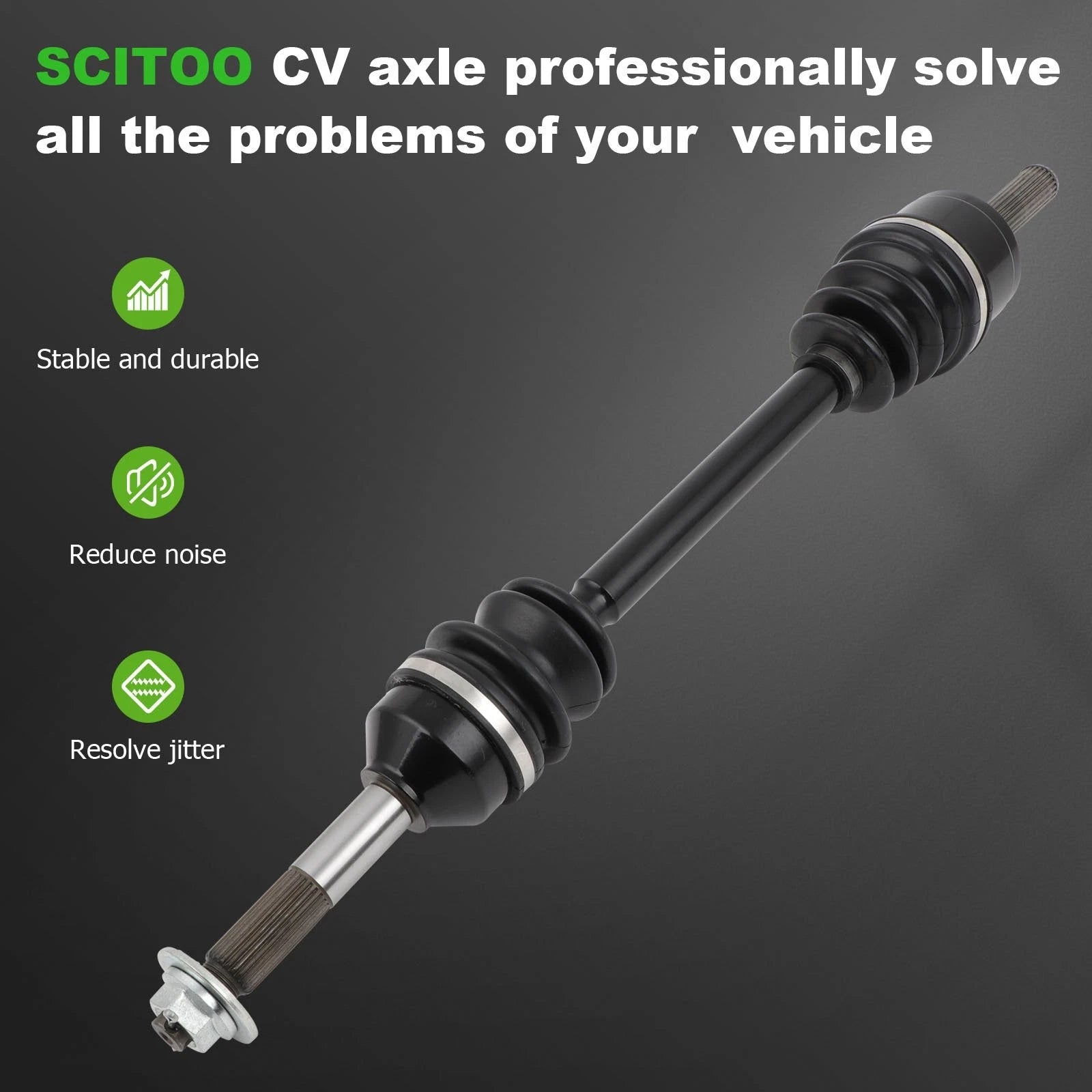 Rear Left CV Axle for Kawasaki Teryx 750 KRF750S Sport FI (2008–2011)
