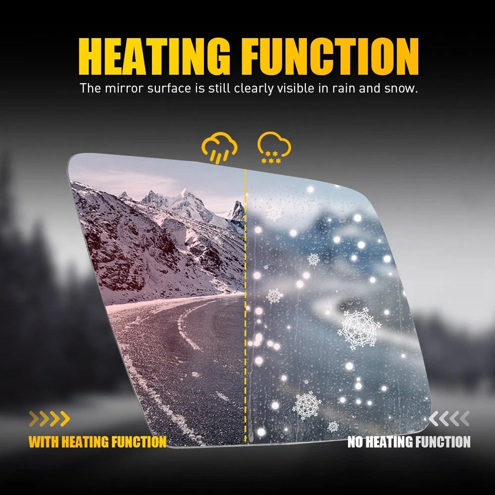 Passenger Side Mirror Glass for Mercedes W166 ML GLE GL GLS (2013–2019)