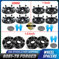 Set of 2 Hubcentric Wheel Spacers for Lexus Toyota (5x4.5, 12x1.5)