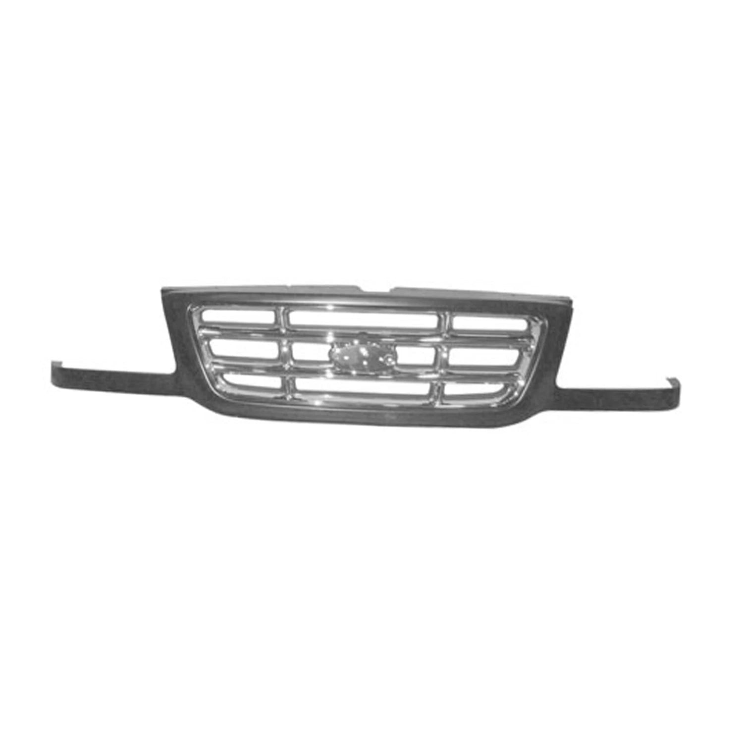 Front Grille Replacement Black Ready to Paint for Kia Rio (2012–2016)