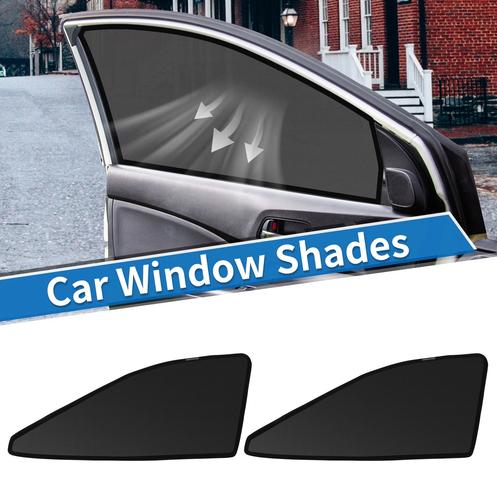 Car Window Cover for Toyota Crown 220 Series (Net Black)