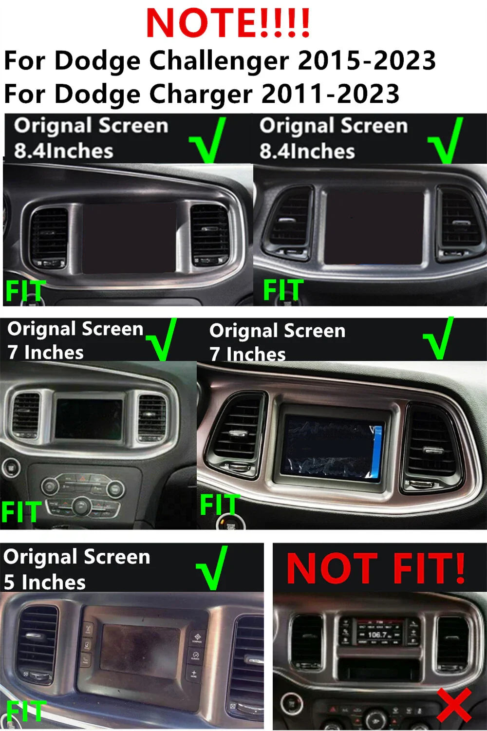 8.4'' Car Stereo GPS Navigation for Dodge Ram, Chrysler, Jeep Grand Cherokee