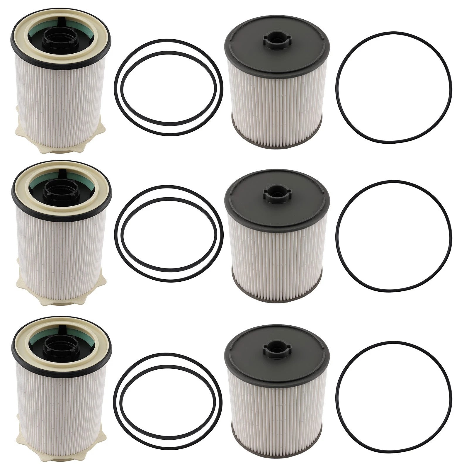 6pcs Fuel Filter for Ram 2500 3500 4500 5500 (2003–2023) 68157291AA, 68436631AA