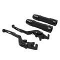 Black Extendable Brake Clutch Lever Grip for BMW F800GS/ADV (2008-2018)