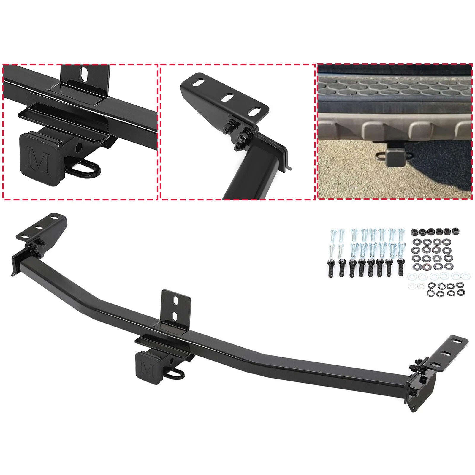 Trailer Hitch Receiver Class 3 for Acura MDX (2001–2006) Honda Pilot (2003–2008) #55336
