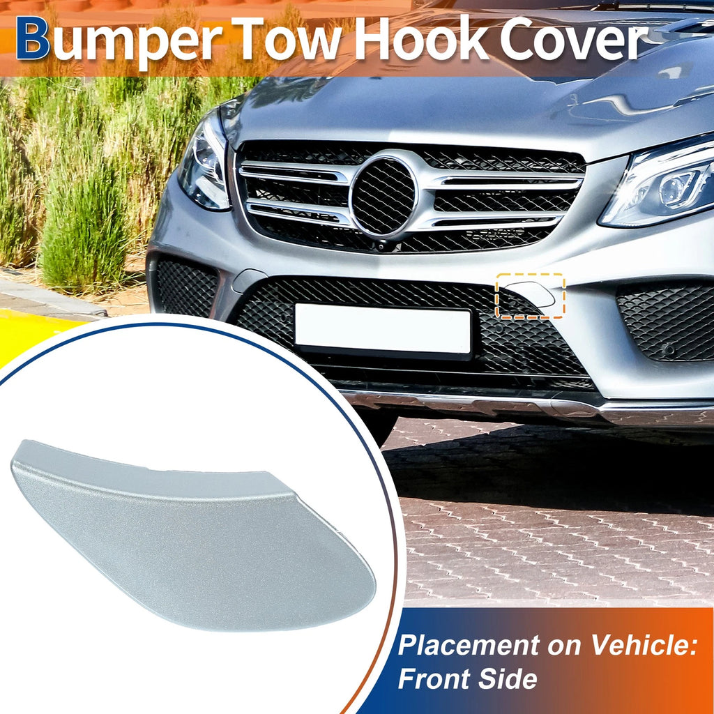 Tow Hook Cover for Mercedes-Benz GLE (No.A2928855022) (2016–2023) Silver