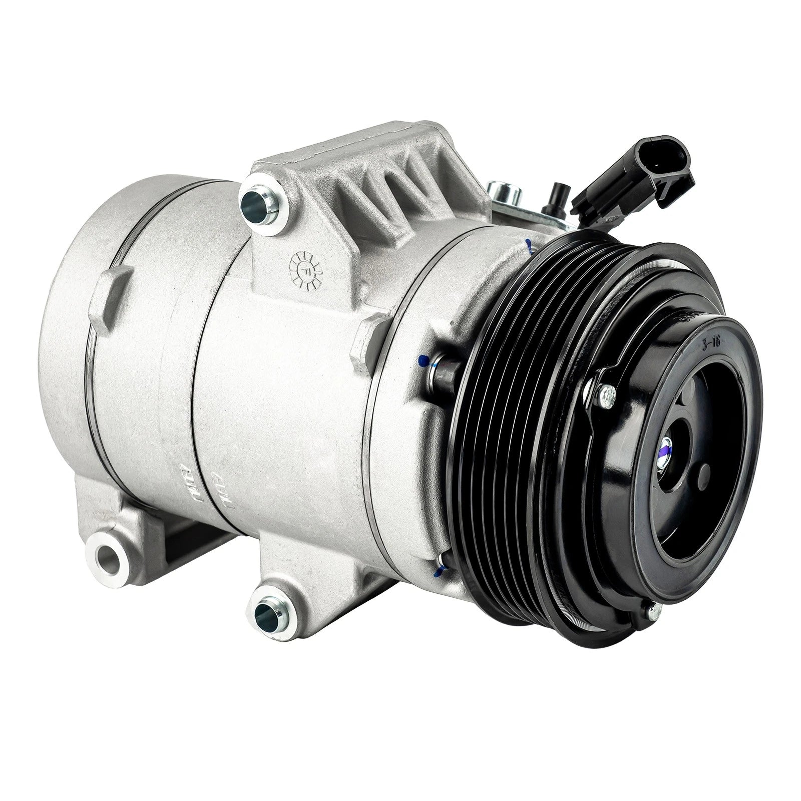 A/C Compressor w 6-Groove Pulley for Ford Fusion (2010–2012) 3.0L