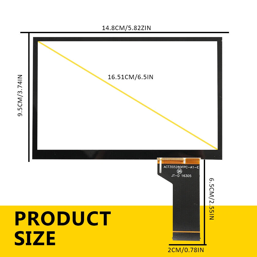 Touch Screen Digitizer for VW STD2 Car Radio