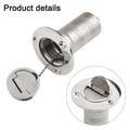 Keyless Fuel Tank Cap for Boat and RVs (12 Inch, Stainless Steel)
