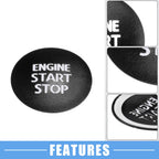 Ignition Button Cover Decal for Toyota Tacoma (2016–2021) Black