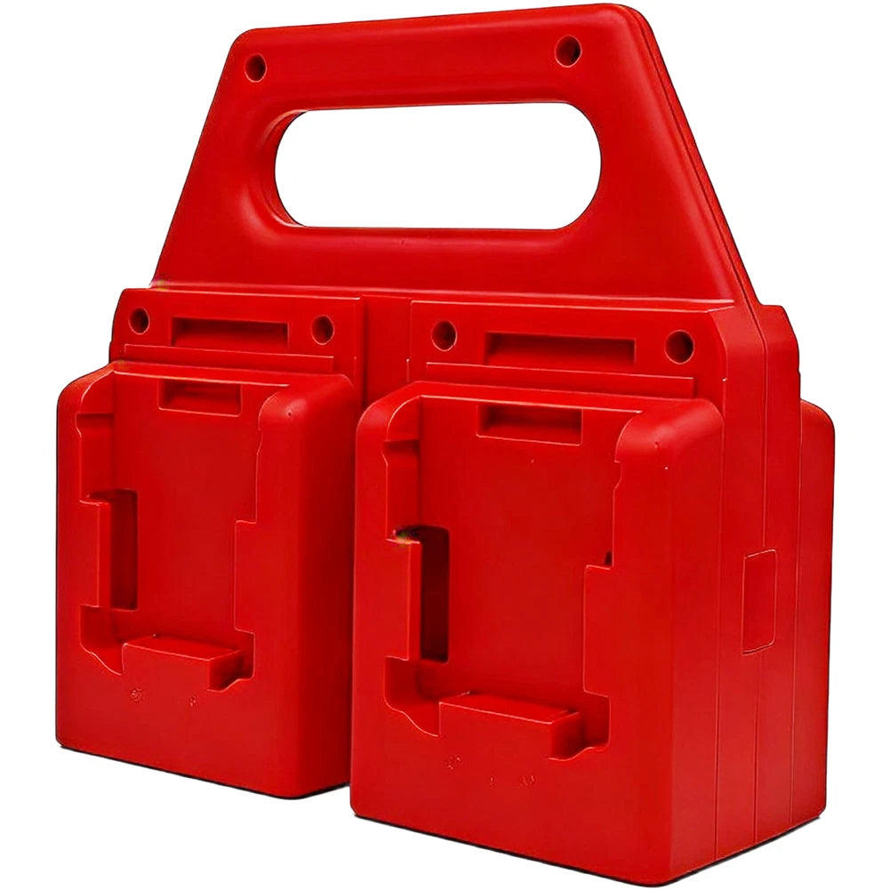 4-Slot ABS Battery Organizer with Grip Handle for 48-11-1815 48-11-1828