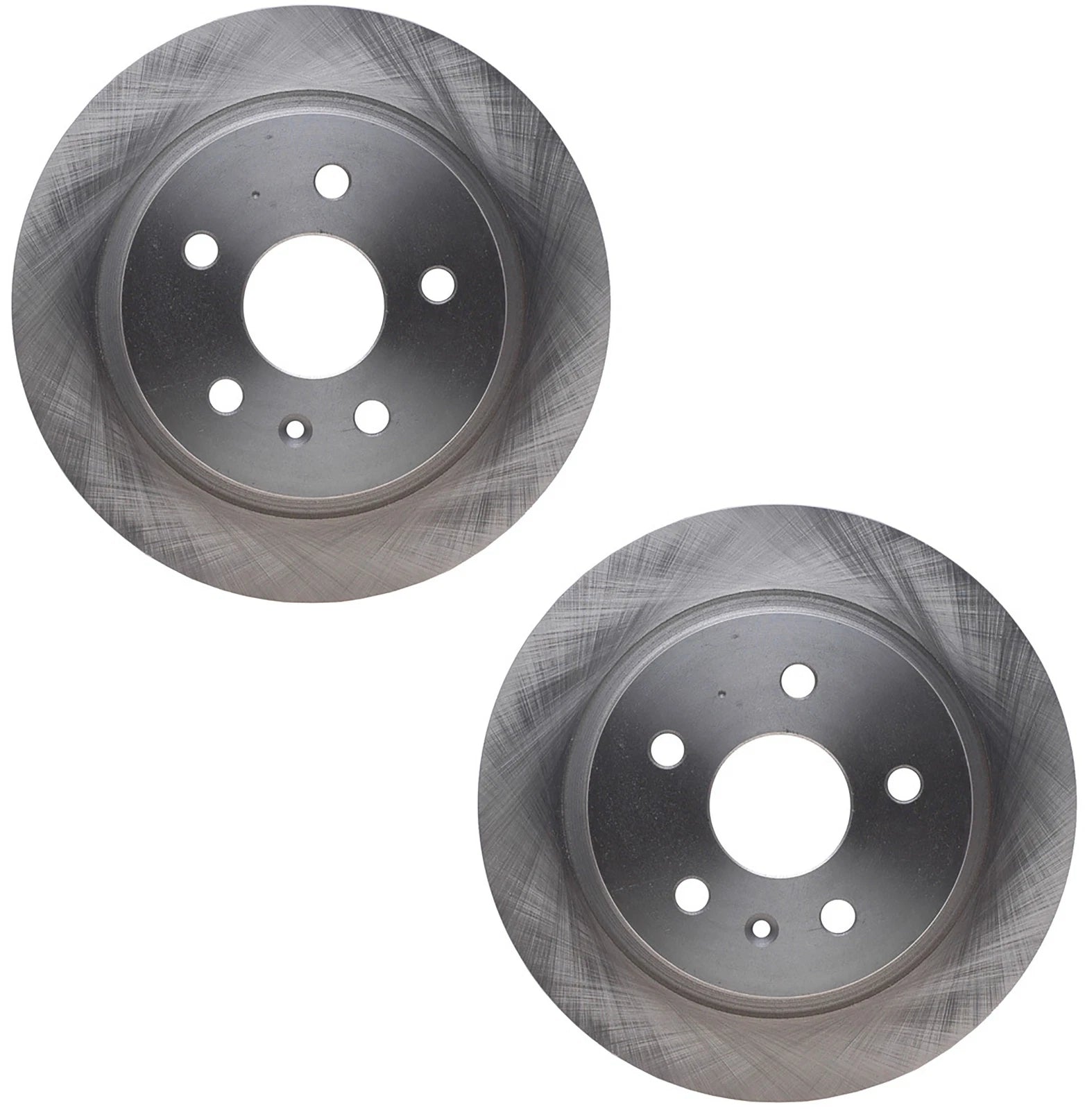 Set of 2 Rear Coated Disc Brake Rotors for Chevy Malibu (2013–2015)