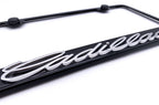 License Plate Frame Black Stainless OEM Replacement for Cadillac (2000–2025)