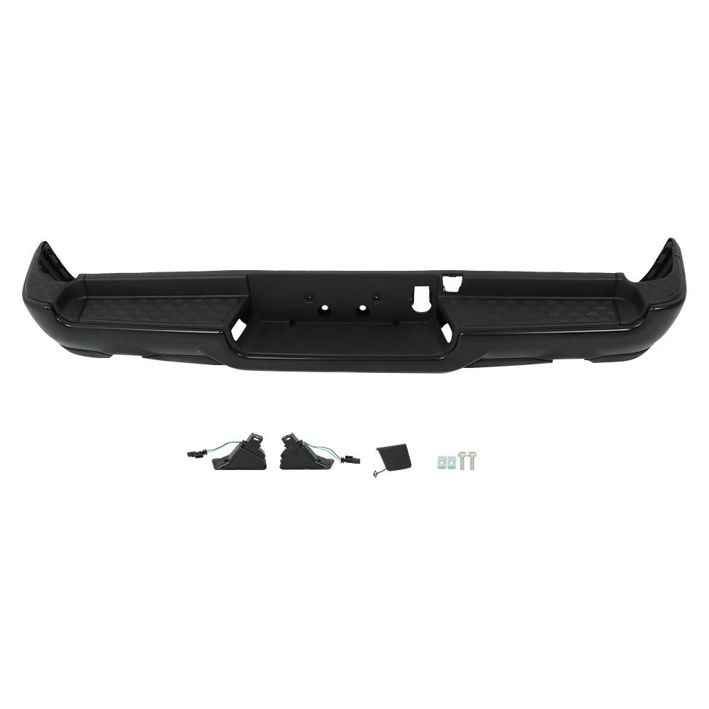 Rear Steel Step Bumper for Ram 1500 (2019–2022) with Dual Exhaust