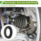 Left Drive Axle Shaft Oil Seal for Volkswagen Passat (2006–2008) No. 09G301189