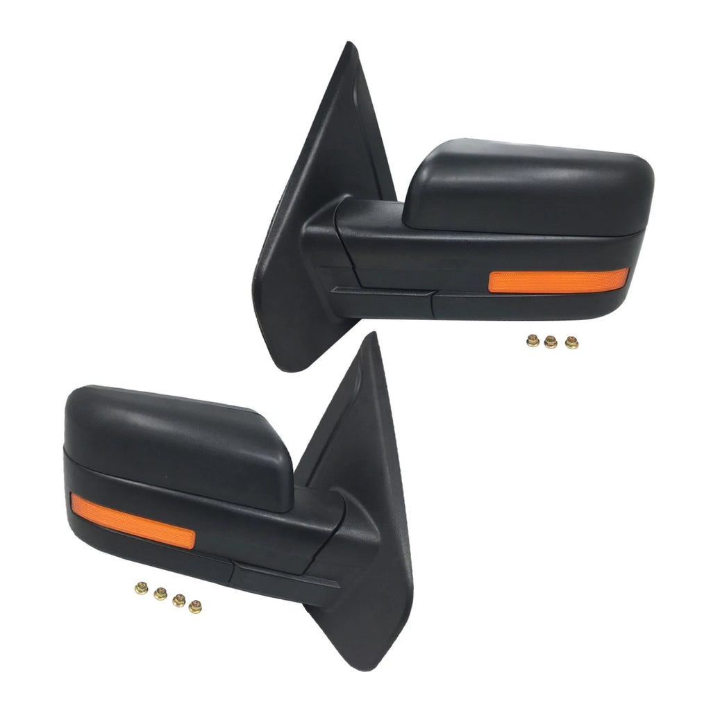 Set of 2 Power Heated Turn Signal Mirrors for Ford F-150 (2009–2010) 9L3Z17683CB