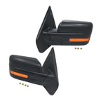 Set of 2 Power Heated Turn Signal Mirrors for Ford F-150 (2009–2010) 9L3Z17683CB