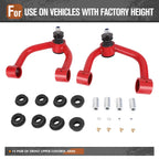 J2 DOM Steel Tubing Front Upper Control Arms for Toyota Tundra Sequoia (2000–2007)