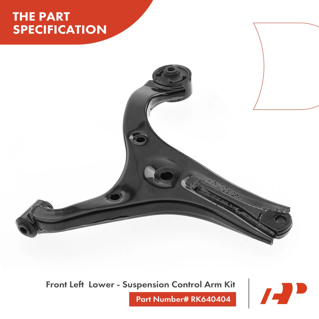 2X Front Lower Control Arm for Hyundai Accent Kia Rio (2006-2011)