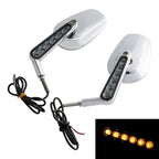 Rearview Mirrors with LED Turn Signals for Harley V-Rod Muscle (2009–2017)