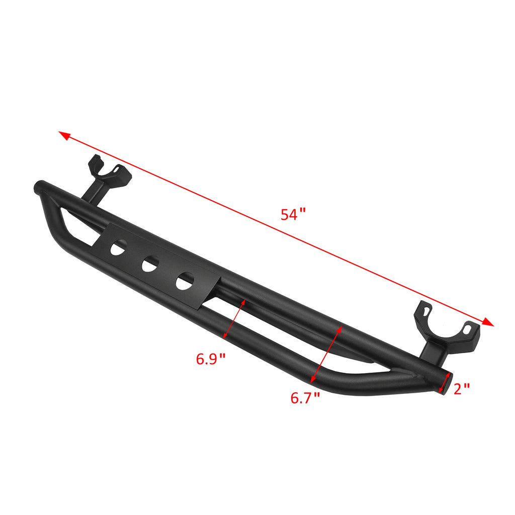 Side Armor Step Running Boards for Jeep Wrangler JK 2-Door (2007-2018)