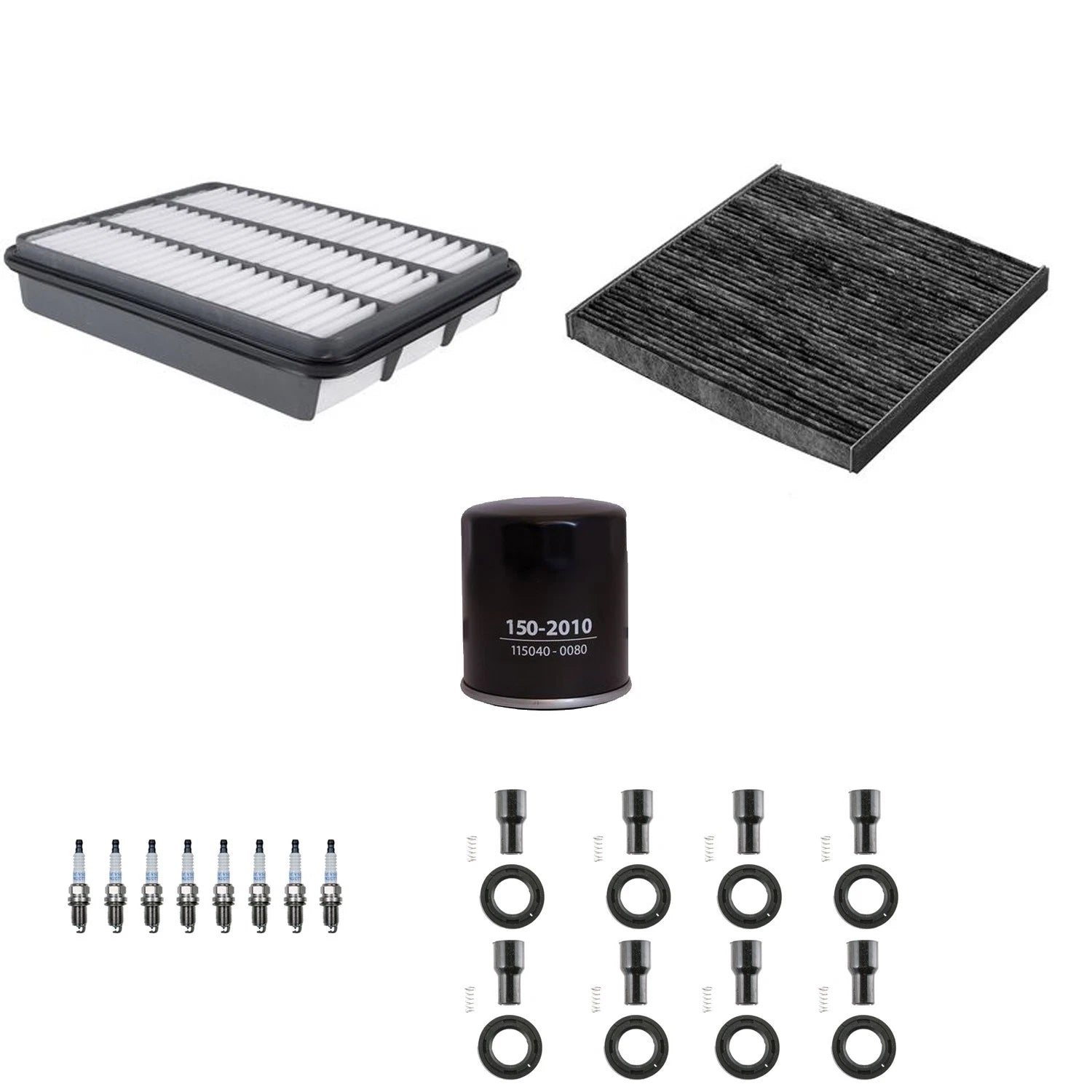 Denso Tune Up Kit 8 Spark Plugs & Boots for Lexus GX470 (2003–2009)
