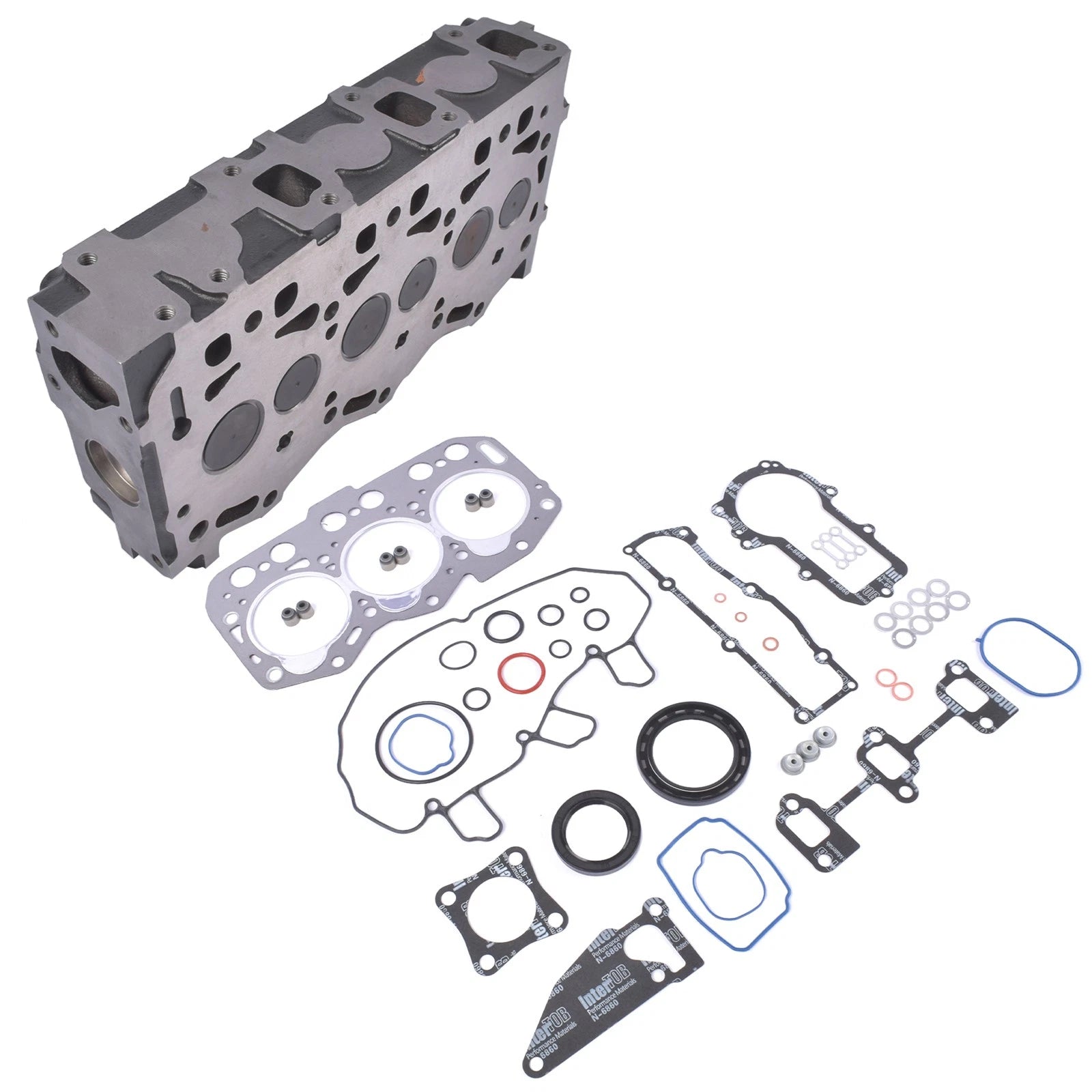 Cylinder Head and Gasket Set for Yanmar 3TNV76