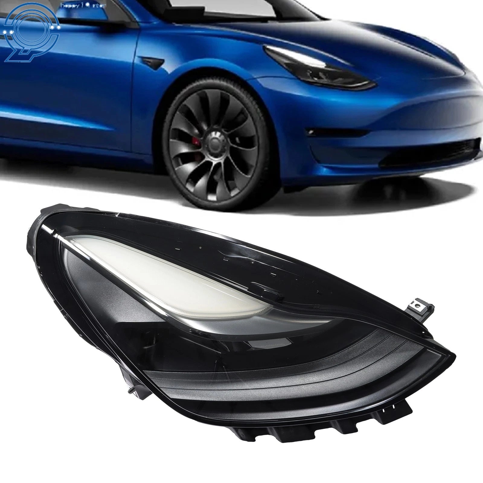 LED Headlight for Tesla Model 3 Y (2021-2023) Right Matrix Headlamp