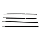 Black Outer Window Weatherstrip Molding Trim Seals for Toyota 4Runner (2003-2009)