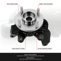 Front Left Driver Loaded Wheel Bearing Knuckle Assembly for Ford Focus (2006–2011)
