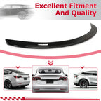 Rear Trunk Lip Spoiler for Tesla Model 3 (2017-2023) - Gloss Black
