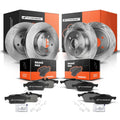 Set of 4 Disc Brake Rotors & Ceramic Pads for Ford Escape (2013–2016)