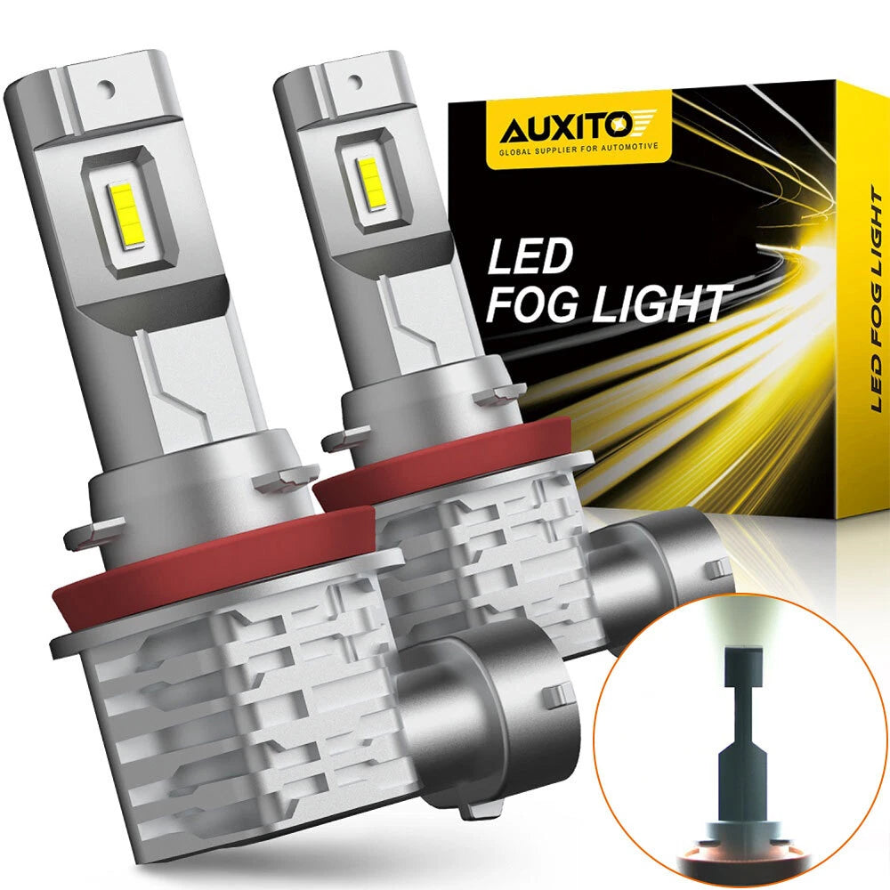 2X AUXITO H8 H11 LED Fog Light Bulbs for Make Model (YYYY–YYYY)