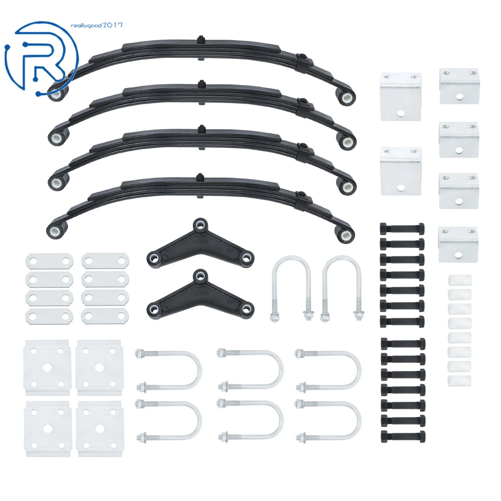 Tandem Axle Kit for 3500lb Trailer (1750lb, 4 Leaf Springs)