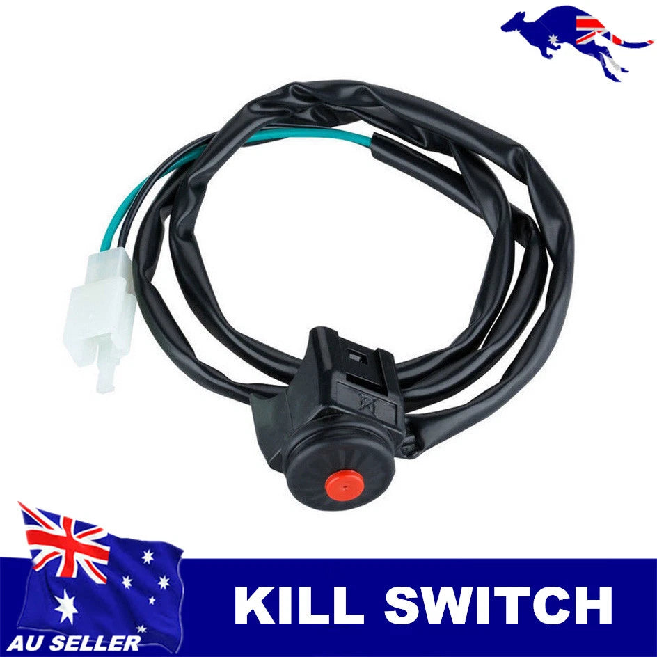 Red Button Kill Switch for KTM ATV Motorcycle (Dual Sport, Dirt Bike)