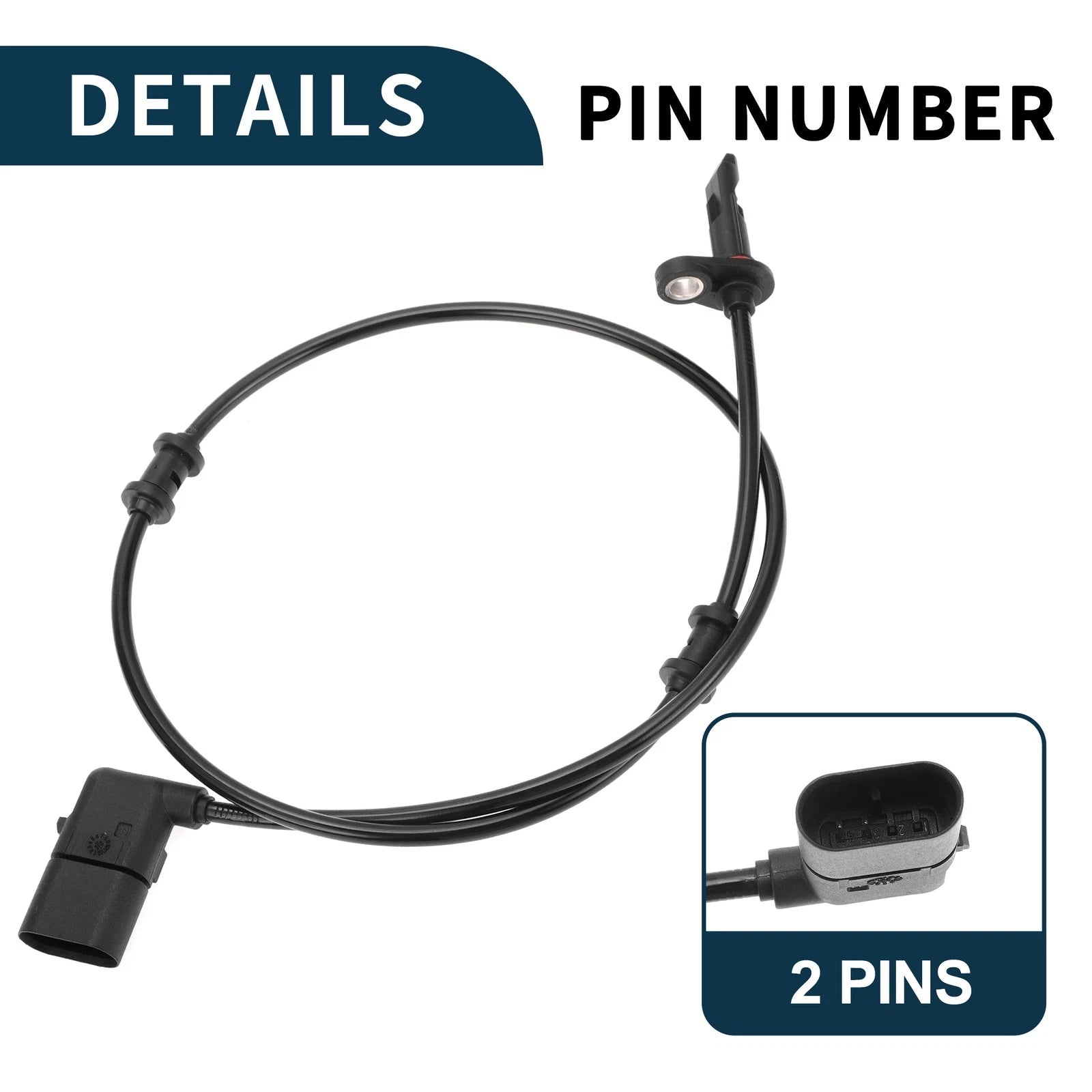 Rear Left ABS Wheel Speed Sensor for Mercedes-Benz GLC300 GLC43 (2016–2023) No.A2539052500